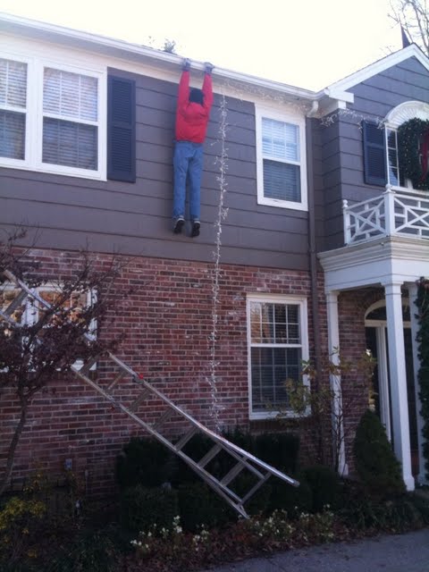 guy christmas lights